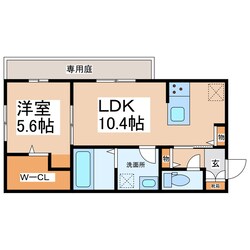 グレンディールⅡの物件間取画像